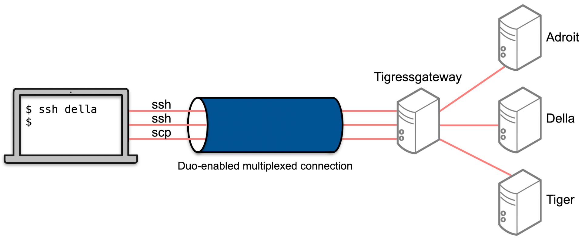 SSH Multiplexing